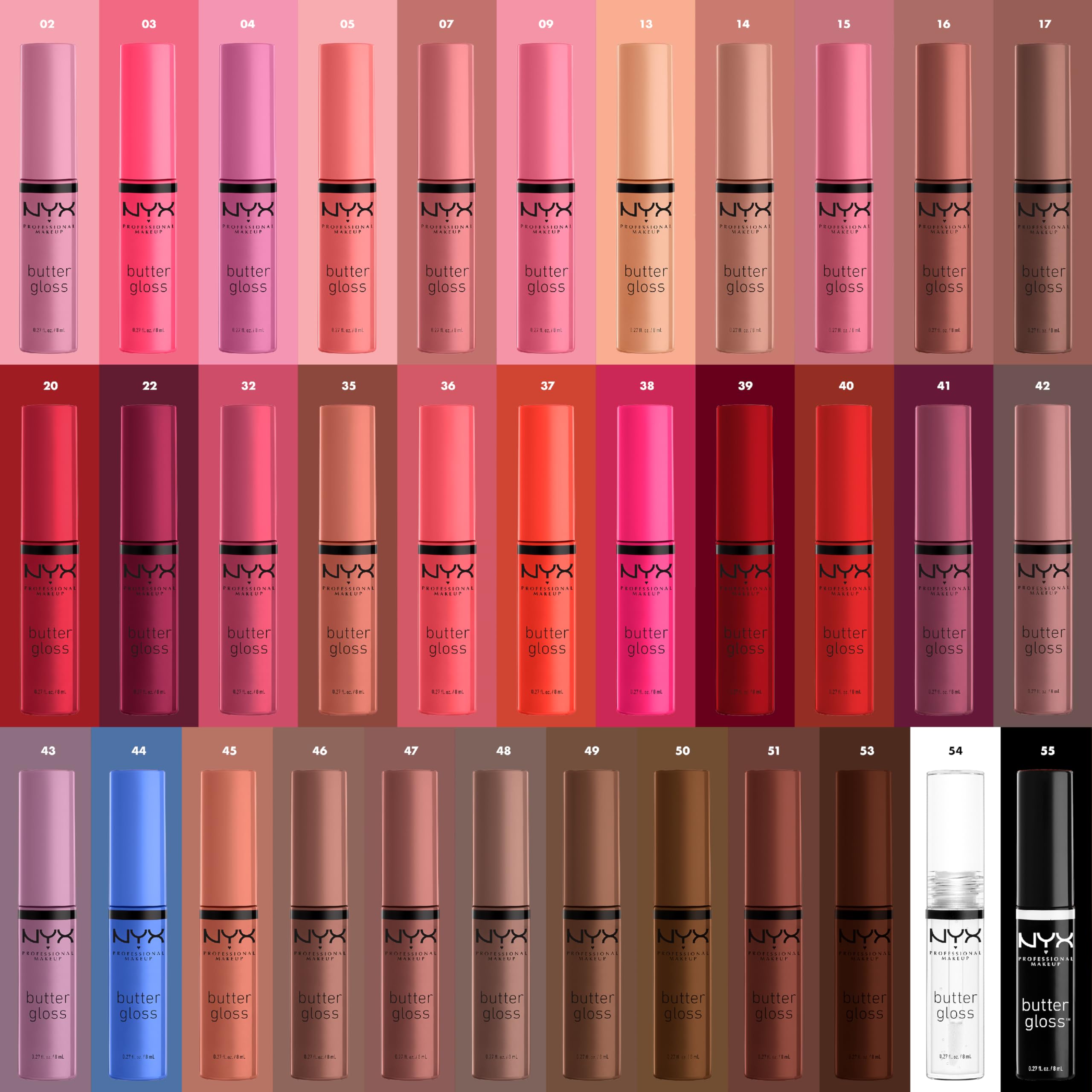 NYX Butter Gloss Orangesicle: envase compacto, ideal para bolsos y retoques.