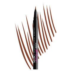 Lápiz-tinte para cejas elevadas de NYX para un trazo natural.