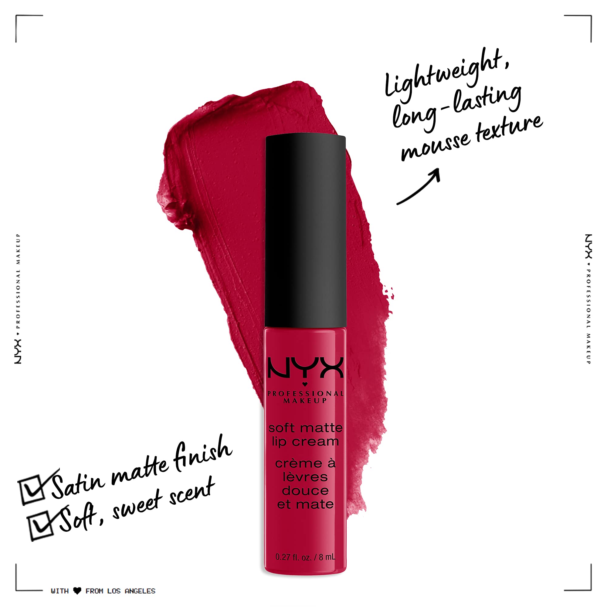 NYX Crema de Labios Mate Suave Monte Carlo: acabado mate duradero para todo el día