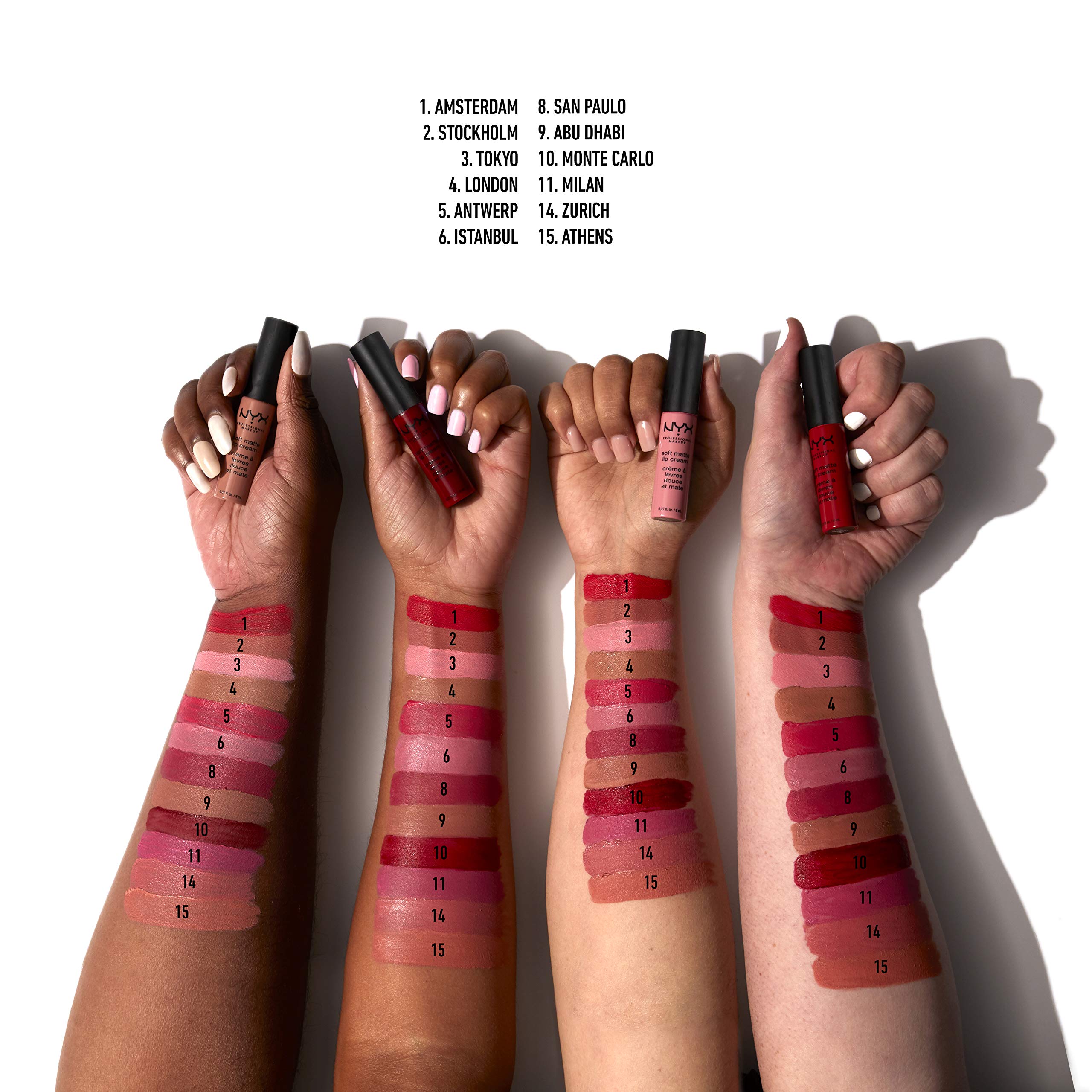 NYX Crema de Labios Mate Suave: formato de tubo práctico para retoques