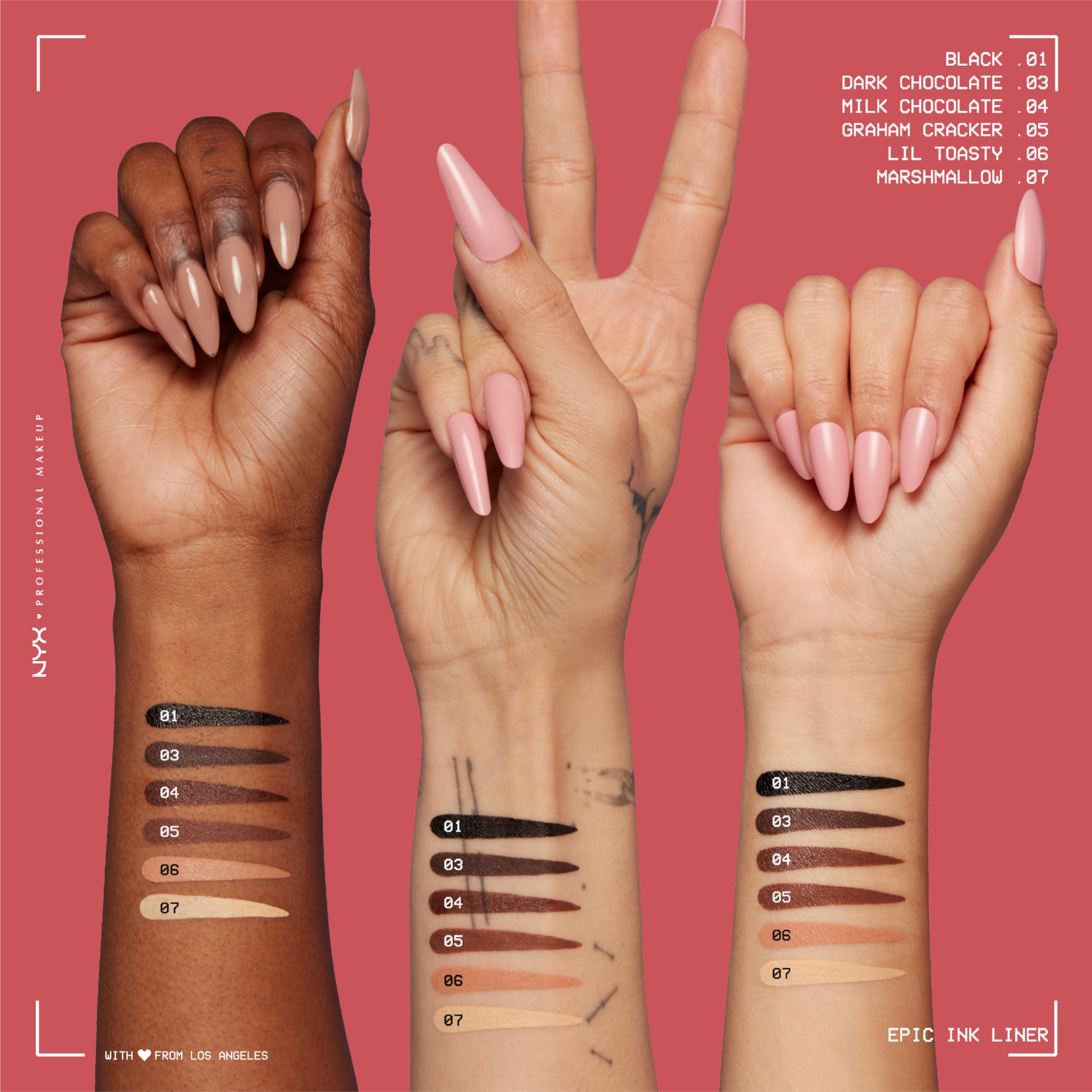 NYX Epic Ink Liner acabado mate para mirada intensa