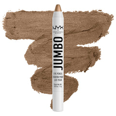 NYX Jumbo Eye Pencil moca helada para aplicar como sombra cremosa.