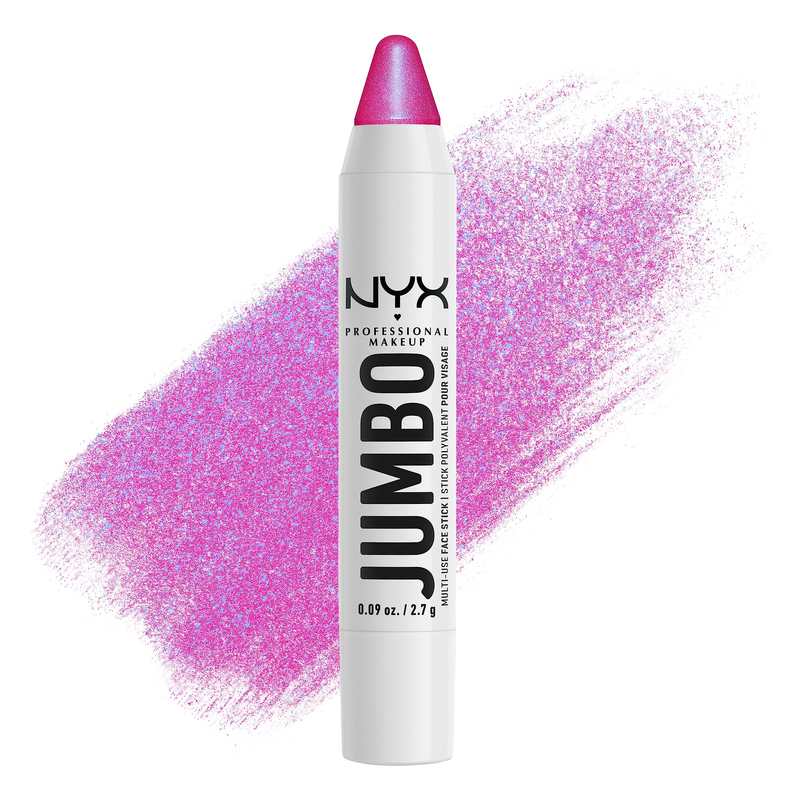 NYX iluminador Blueberry Muffin para brillo suave y duradero.