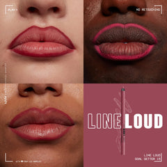 Textura cremosa para una aplicación suave del delineador Line Loud