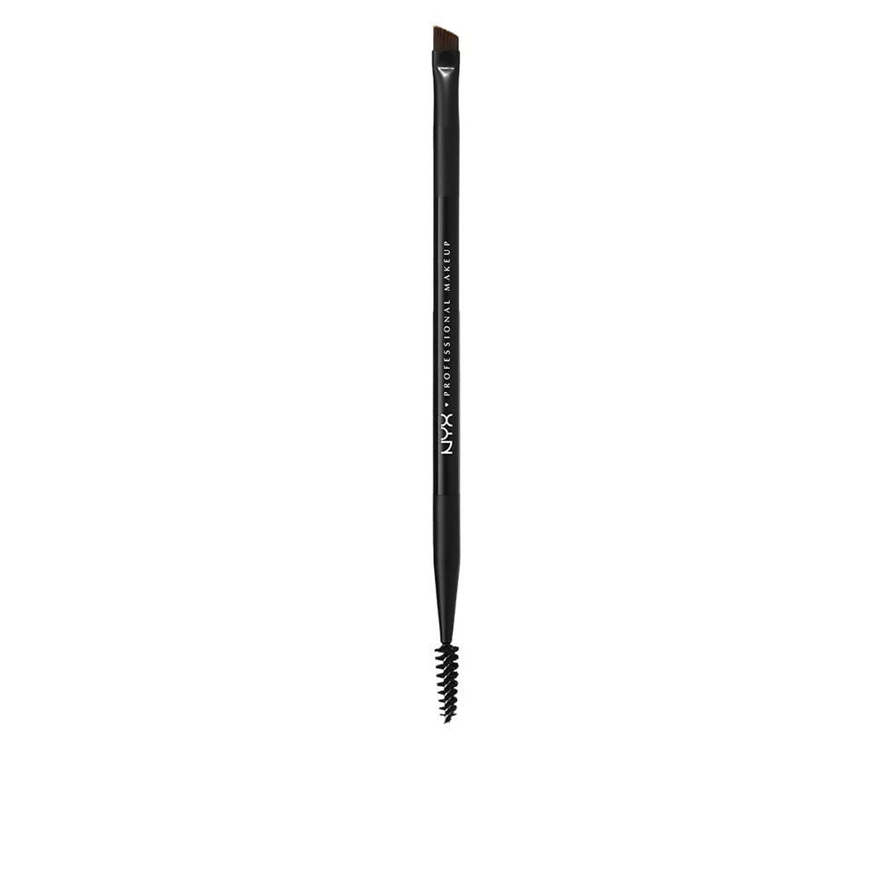 NYX Professional Makeup Pro Dual Brow Brush, cepillo doble para cejas, definición precisa y peinado suave.