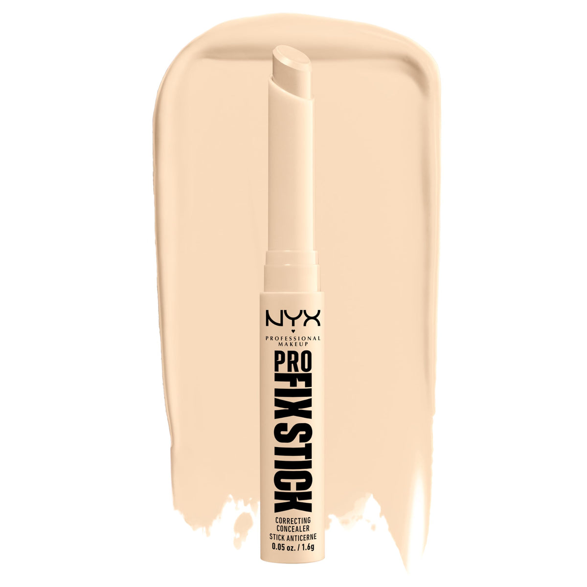 NYX PROFESSIONAL MAKEUP Corrector en Barra Pro Fix, empaque compacto para retoques precisos.