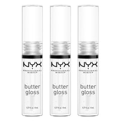 NYX Profesional Maquillaje, aplicacion-suave: brillo translúcido y sin pegajosidad en los labios.