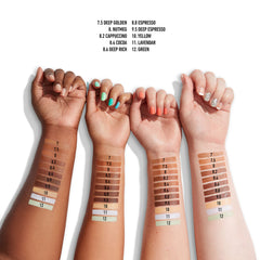 Corrector NYX Verde para ojeras y manchas, acabado natural