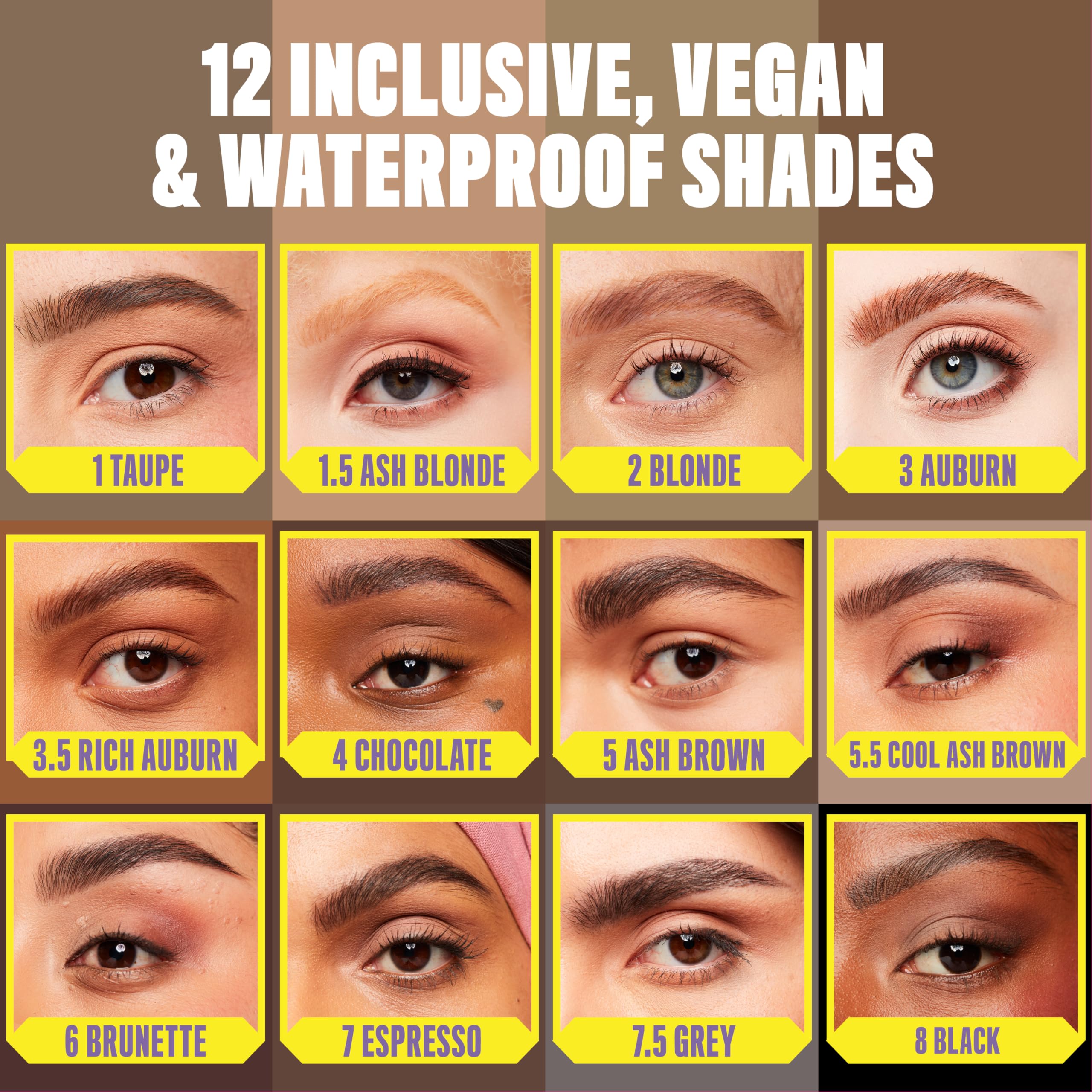 NYX Micro Brow Pencil: extremo spoolie para difuminar y suavizar bordes.