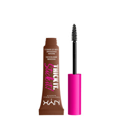 NYX Thick It Stick It: aplicación precisa en cejas para acabado natural.