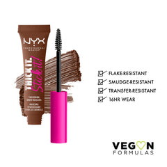 NYX Thick It Stick It: aumenta la densidad de cejas con fibras de origen vegetal.