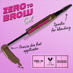 NYX Zero to Brow aplicador punta gota para relleno preciso