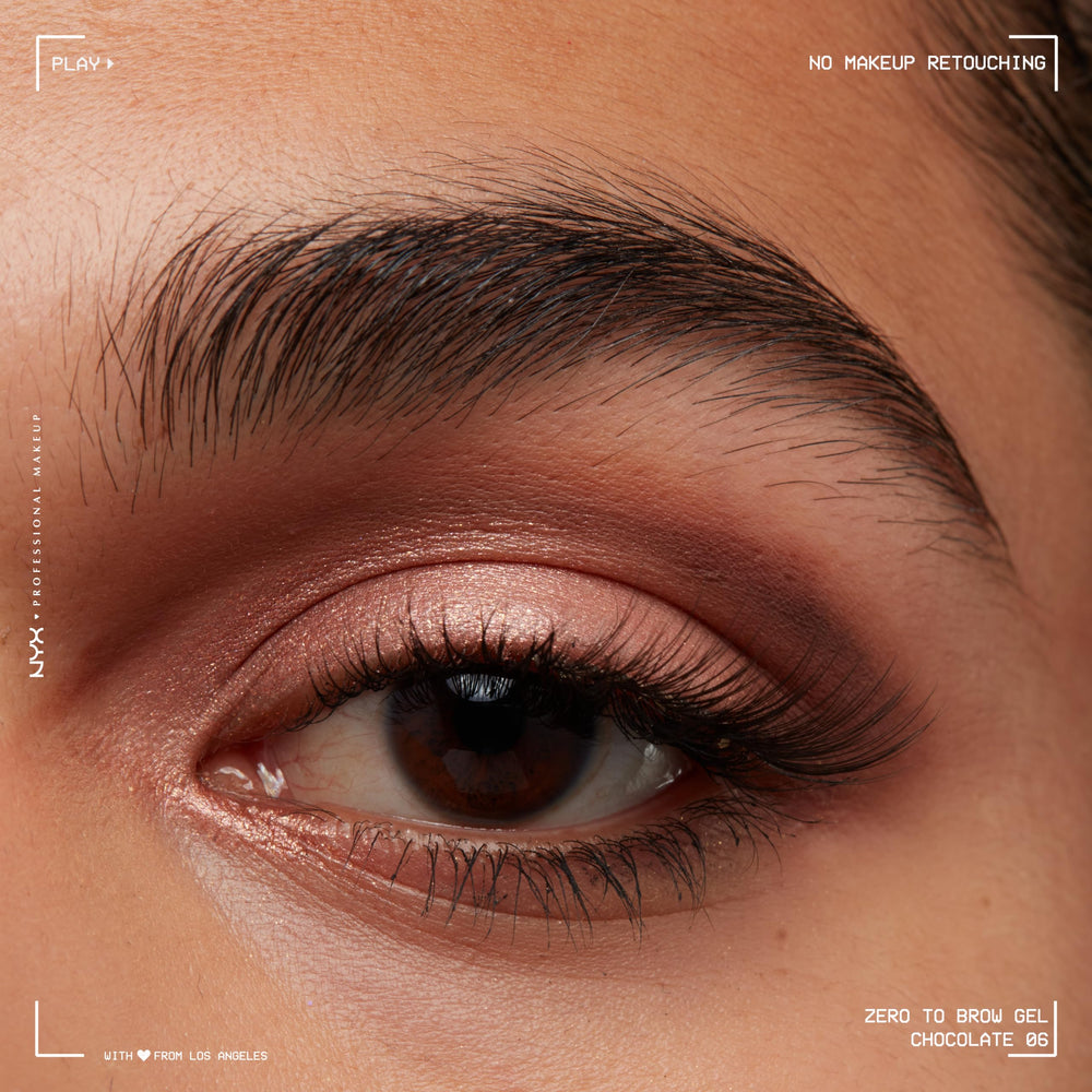 NYX Zero to Brow spoolie para difuminar líneas y lograr naturalidad