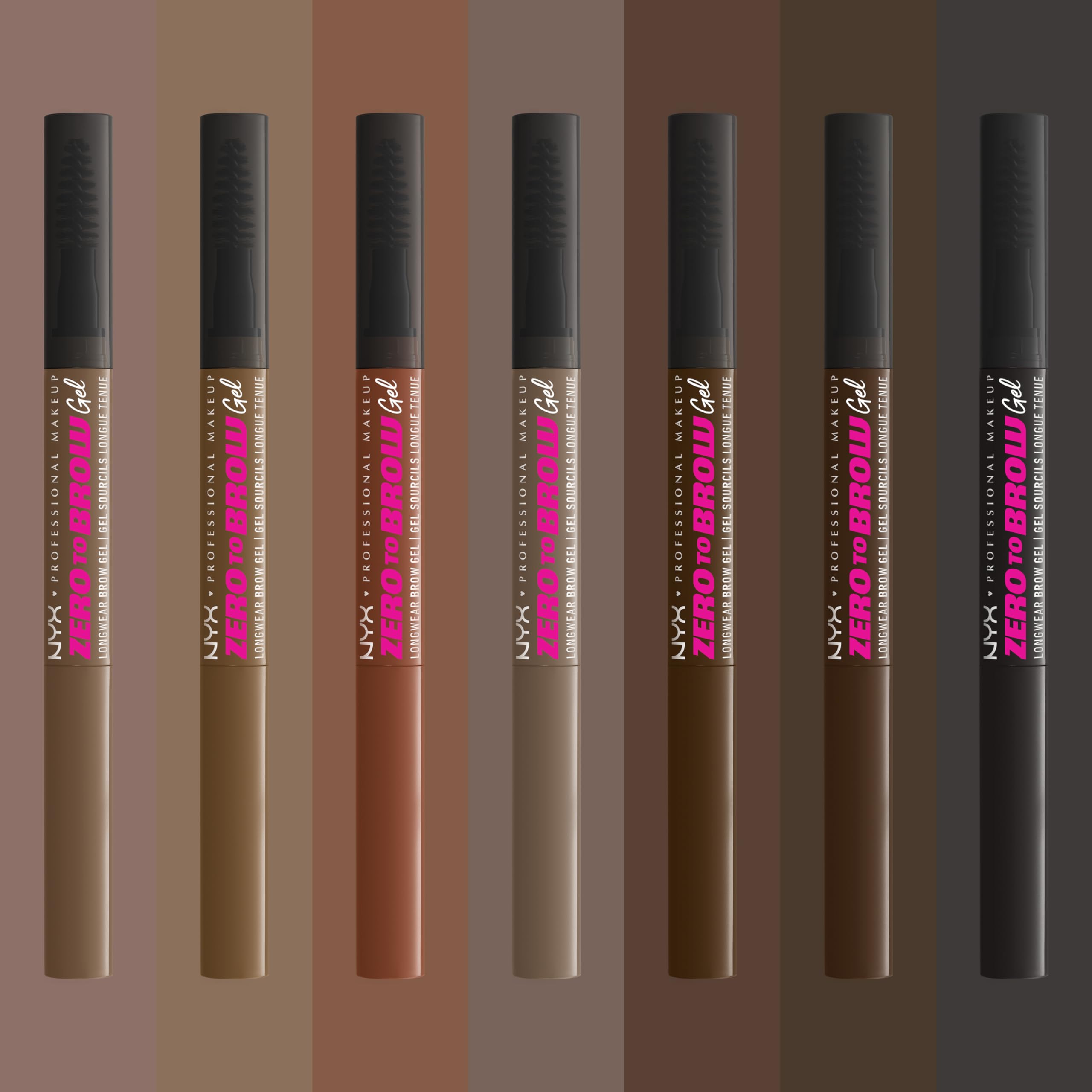 NYX Zero to Brow tonos inclusivos para diferentes tonos de piel
