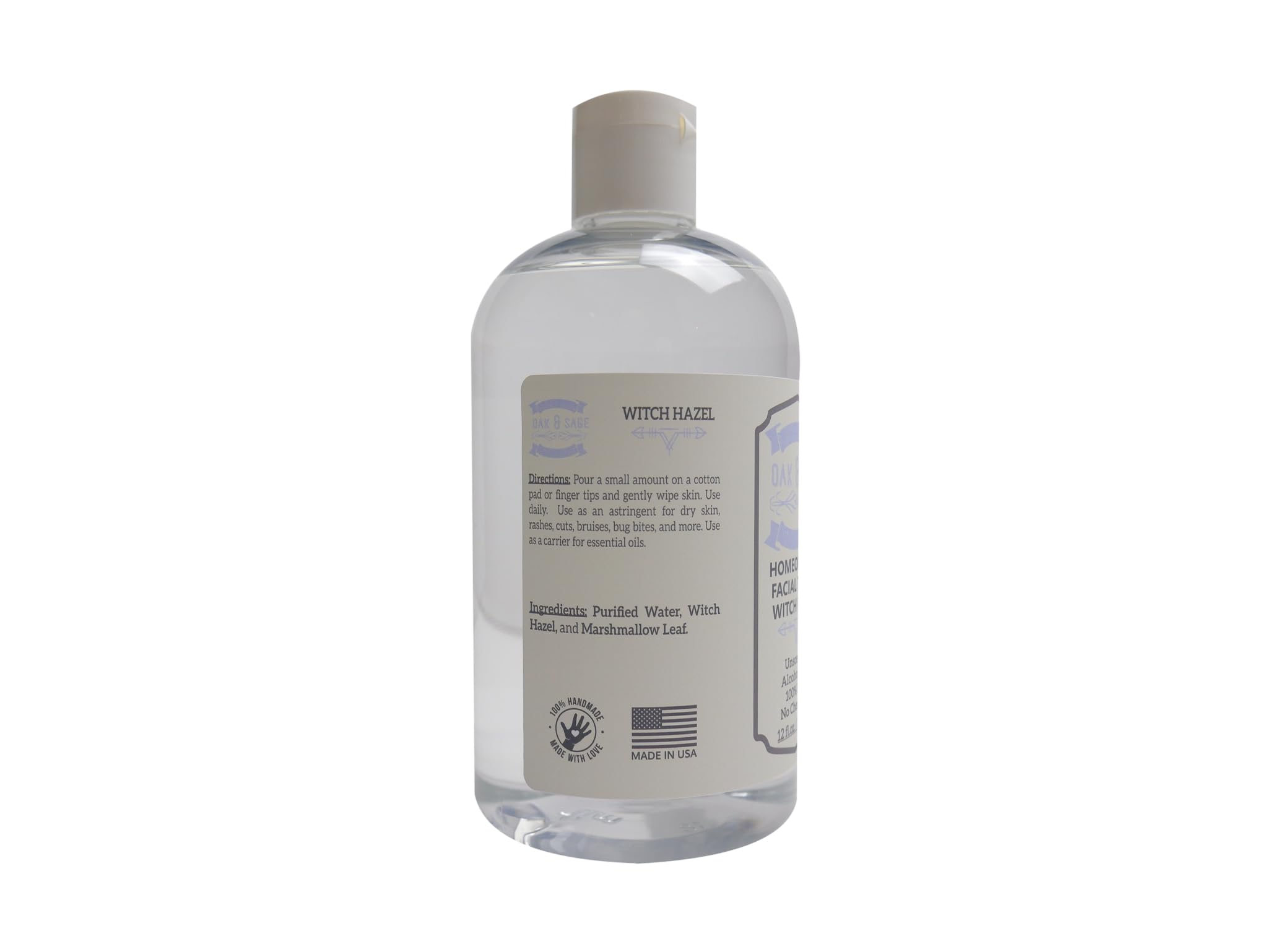 Tonico facial Oak & Sage sin alcohol para piel sensible.