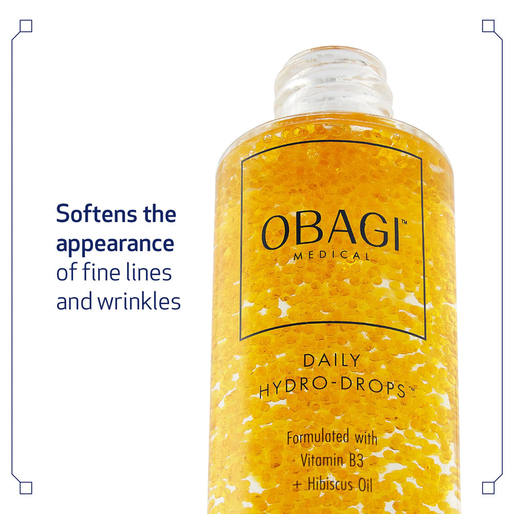 Obagi Daily Hydro-Drops Serum textura cremosa: sensación suave que se absorbe fácilmente