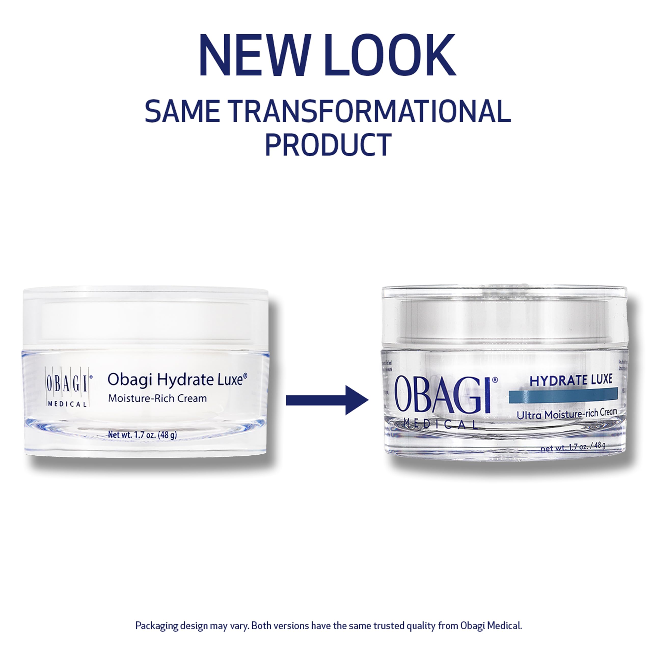 Obagi Hydrate Luxe, aplicación nocturna, ayuda a mantener la piel suave y cómoda.