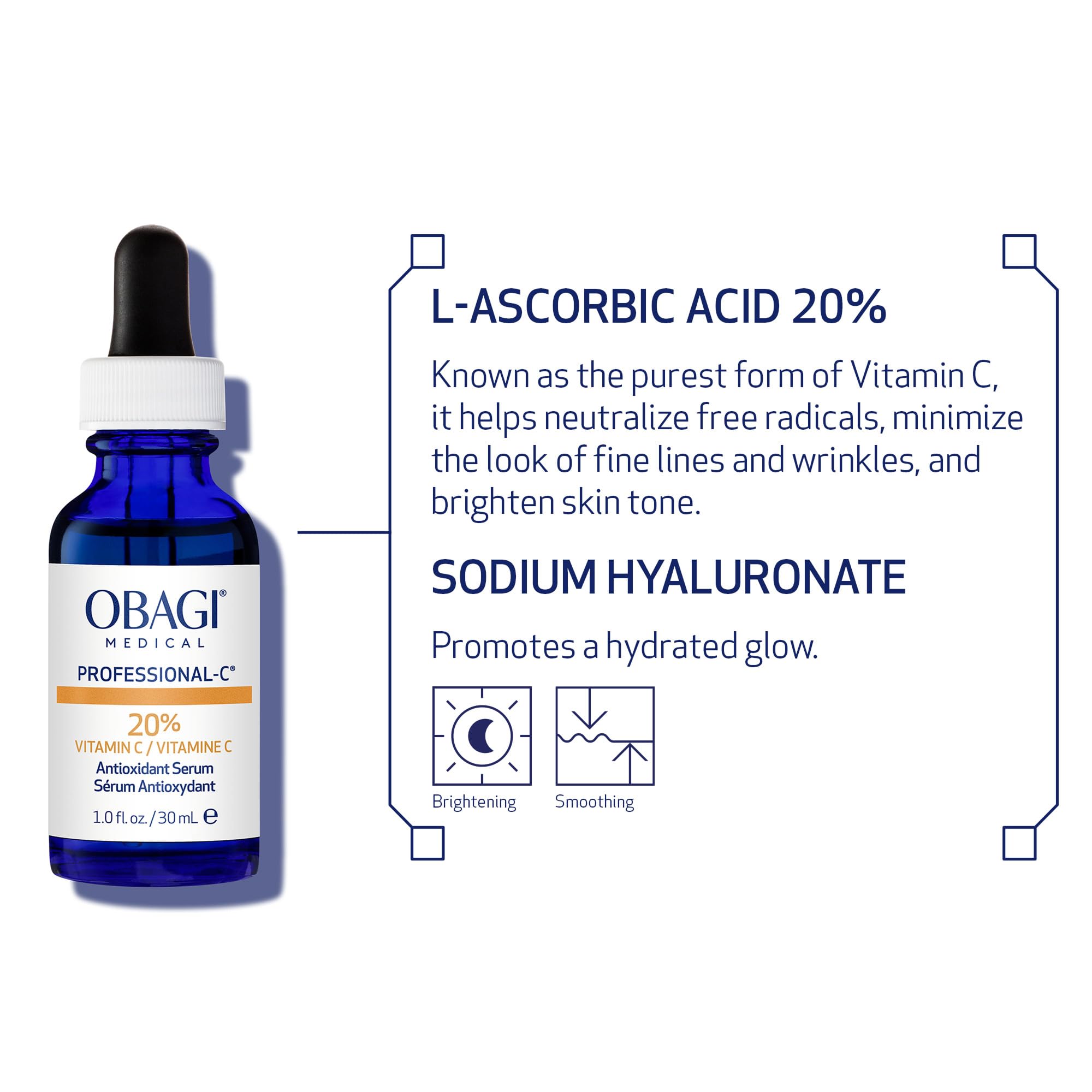 Obagi Medical Serum C-20, uso manual para dosificación precisa