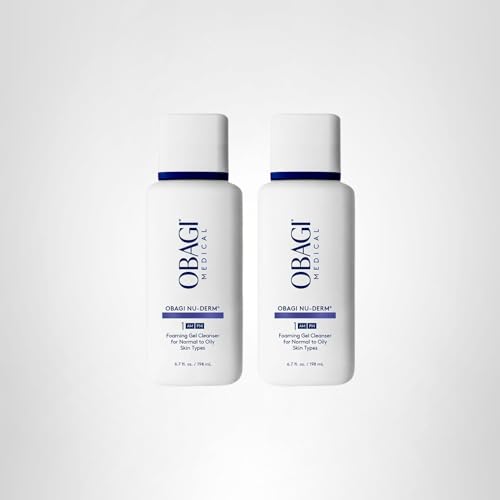 Obagi Nu-Derm Gel Espumoso sin irritantes: opción suave para piel sensible y grasa.