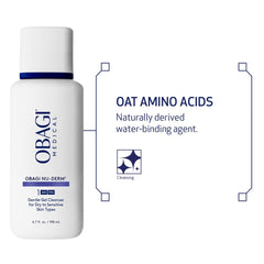 Obagi Nu-Derm Gentle Cleanser, dos envases para cuidado continuo.