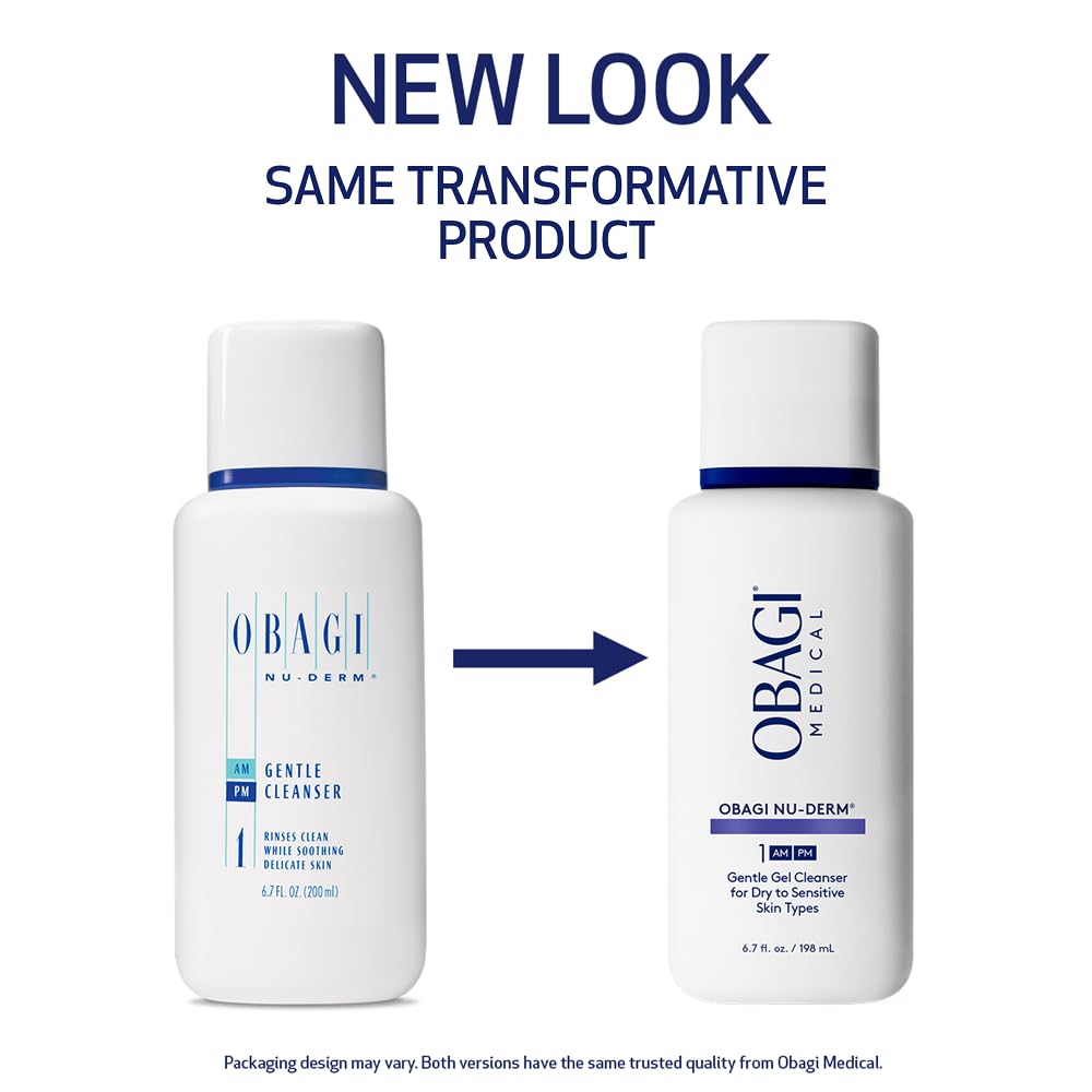 Obagi Nu-Derm Gentle Cleanser: espuma suave para lavado diario.