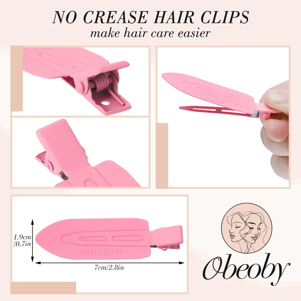 Pinzas obeoby en tres colores para combinar con conjuntos y maquillaje