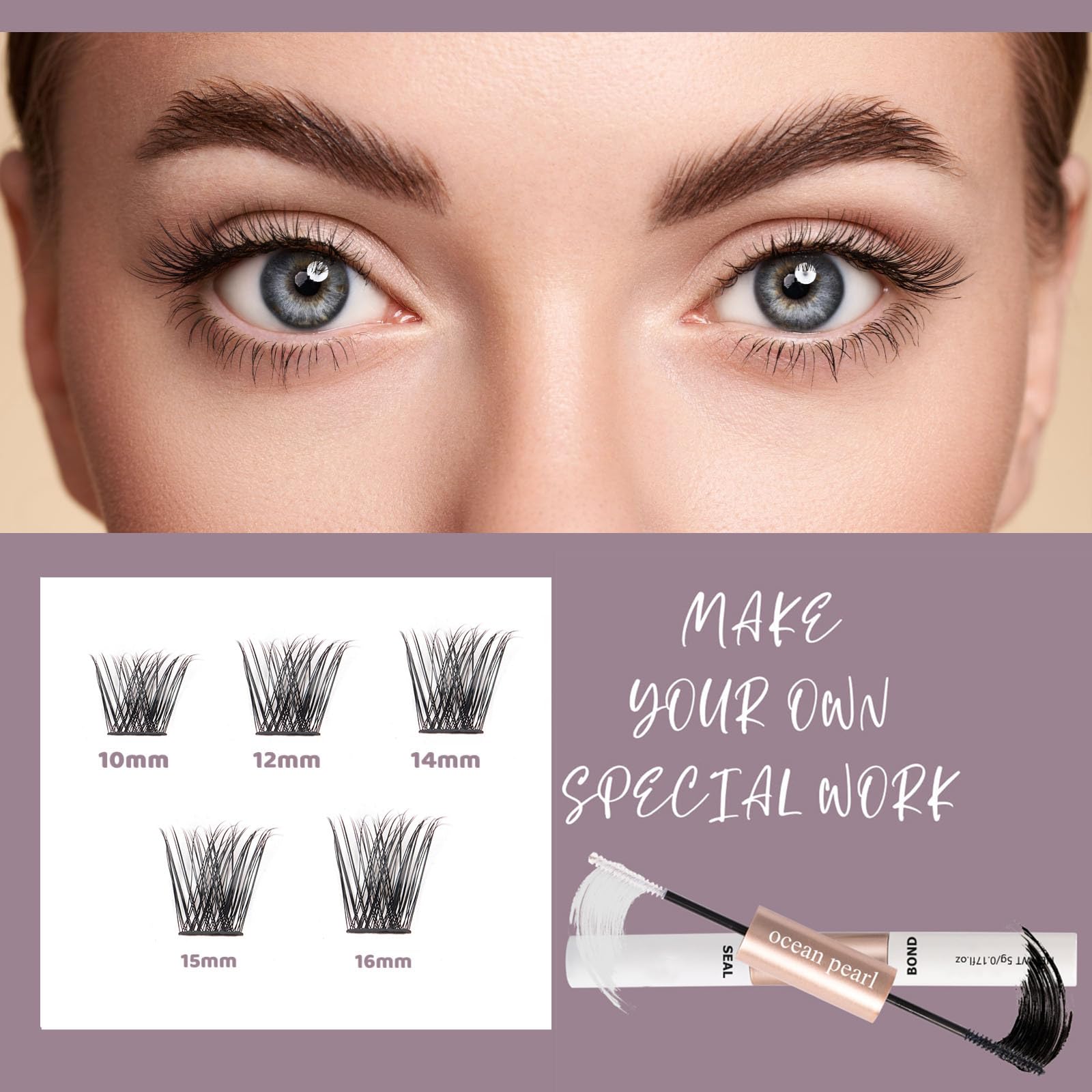 Ocean Pearl applicator enables easy at-home lash application