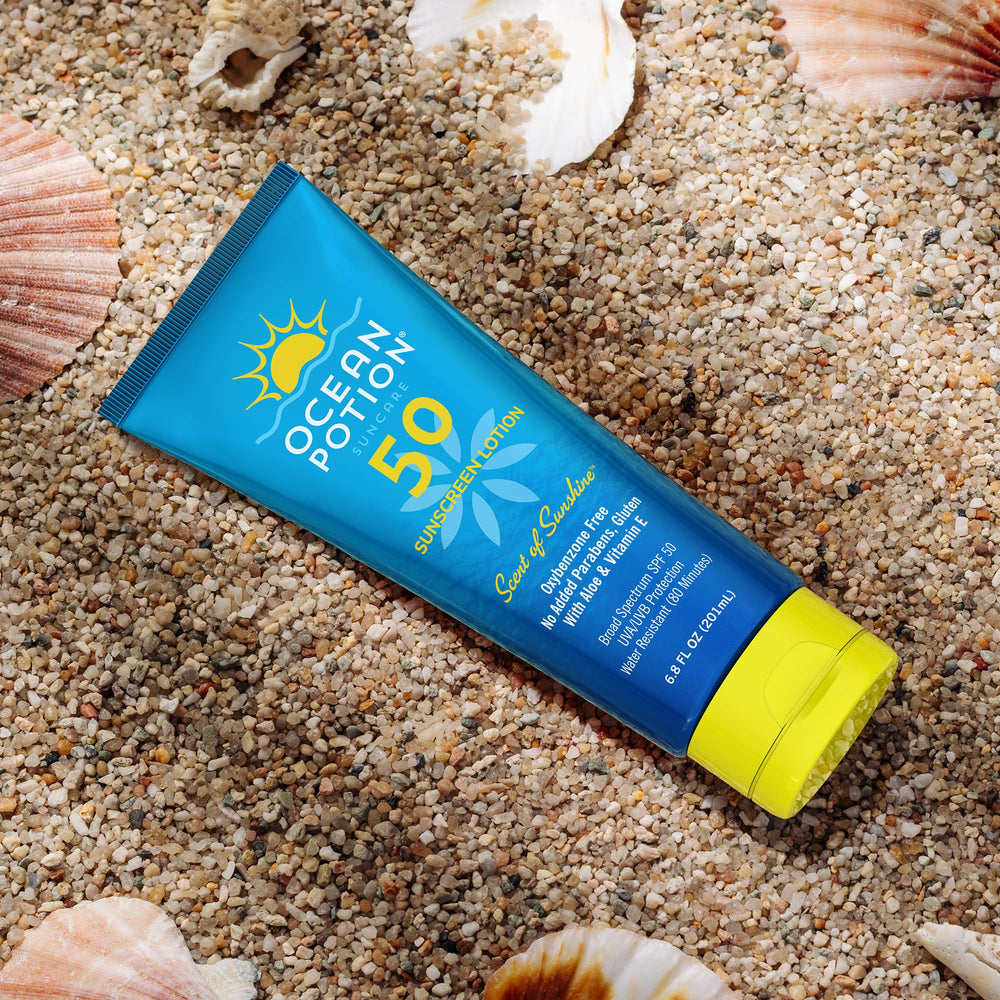 Ocean Potion Empaque ecológico: opción sostenible para tu rutina solar