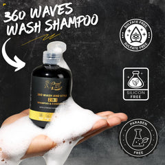 Aplicación manual con Ocean View Deep Waves Pomade para ondas más definidas.