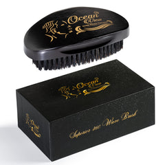 Ocean View Deep Waves Pomade, cepillo palma madera, favorece ondas definidas y suaves.