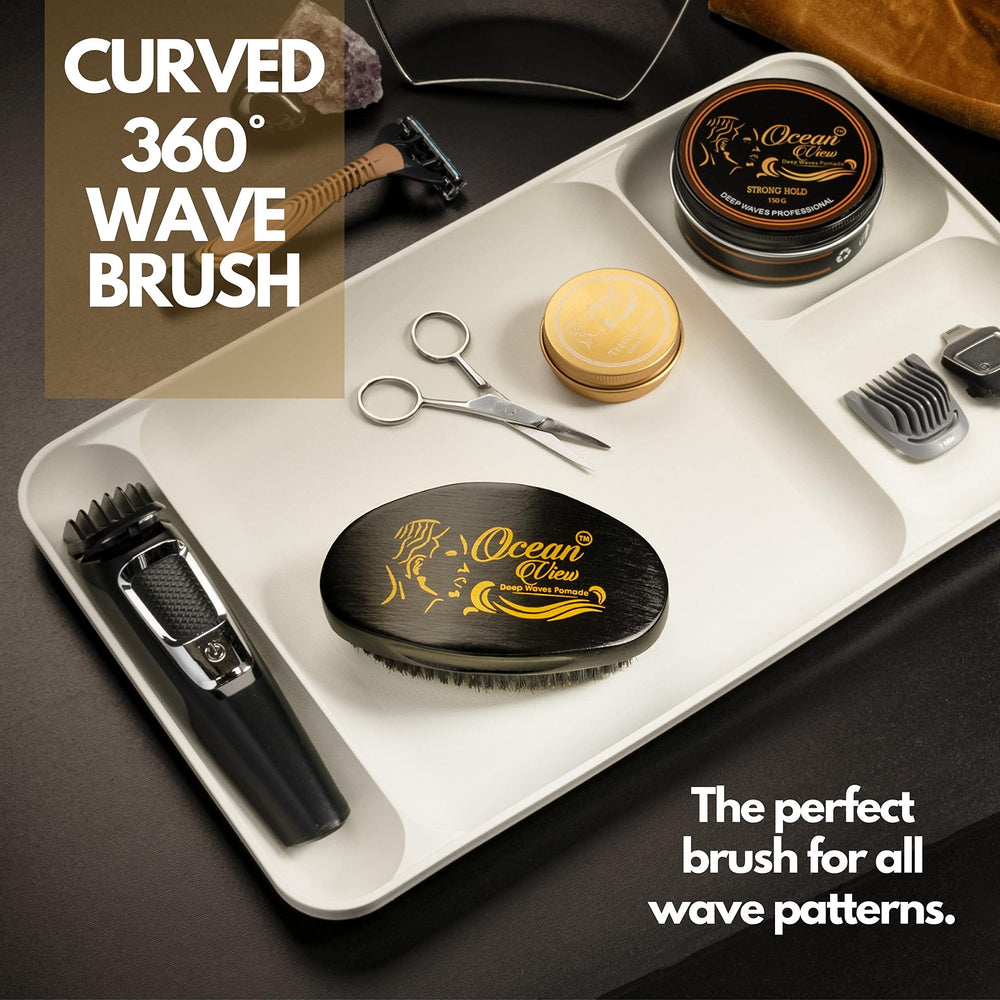 Ocean View Deep Waves Pomade, diseño ergonómico, reduce fatiga durante peinados prolongados.