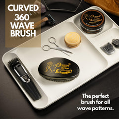 Ocean View Deep Waves Pomade, diseño ergonómico, reduce fatiga durante peinados prolongados.