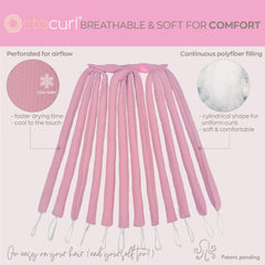 Octocurl envoltura suave para dormir rizos definidos sin calor