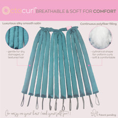 Octocurl espirales definidos: definición duradera sin calor para cabello medio.