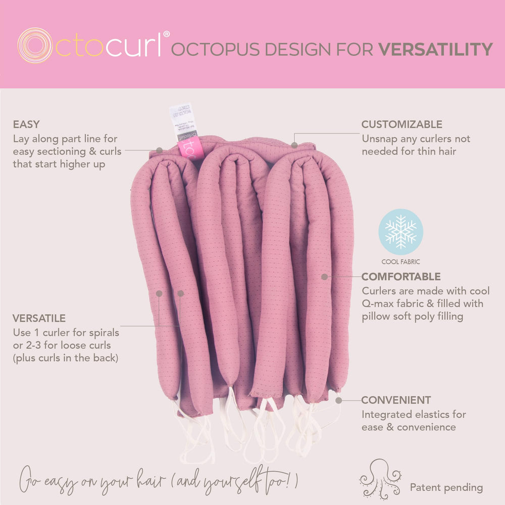 Octocurl rizos espirales definidos sin calor para dormir