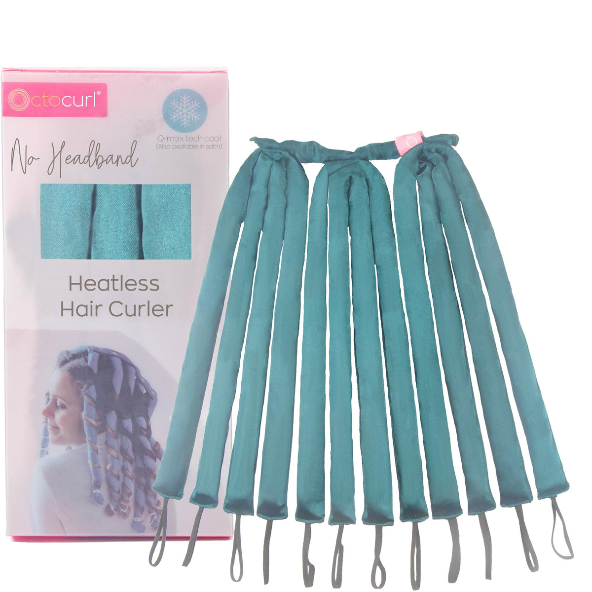 Octocurl rizos nocturnos: envoltura suave para dormir y despertar con volumen.