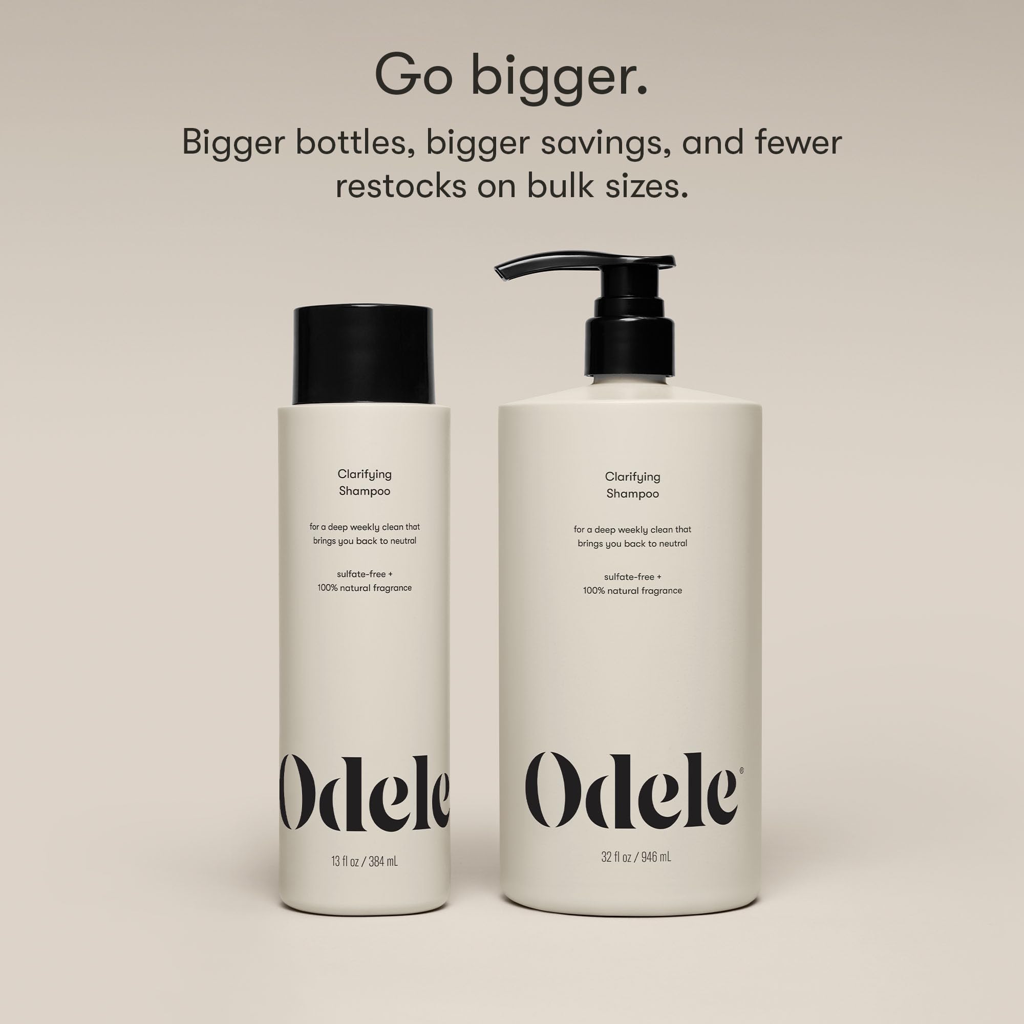 Odele brand logo with natural fragrance graphics suggesting a subtle scent