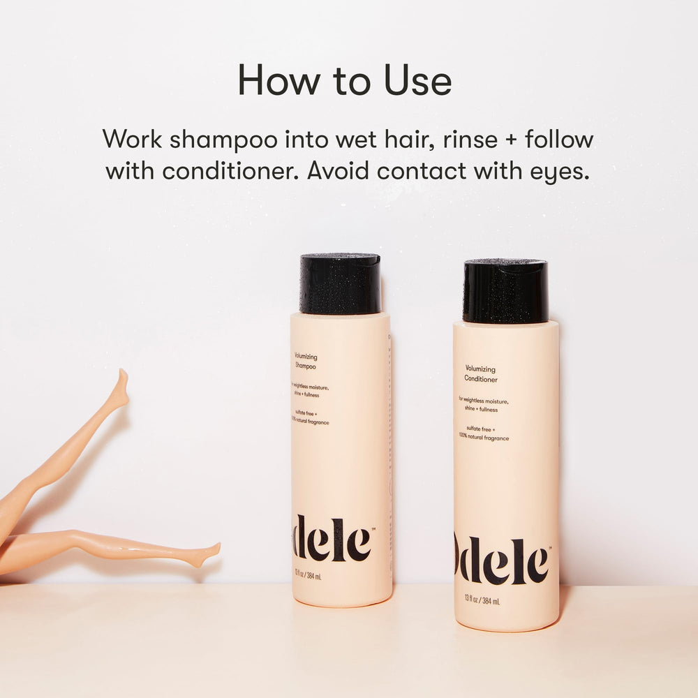 Odele hair shine and volume close-up reveals silky, bouncy strands