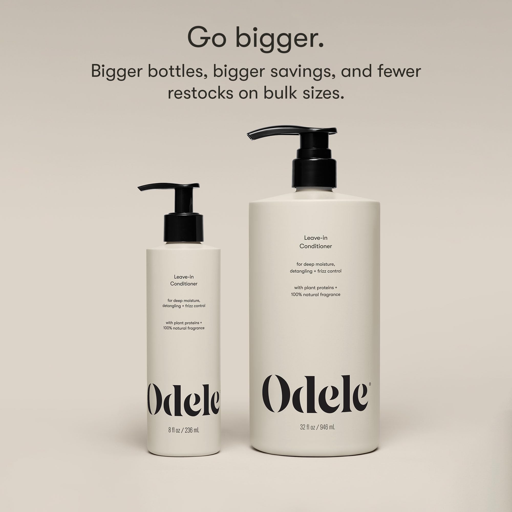 Aplicación en cabello húmedo con Odele Leave-In Conditioner para preparación