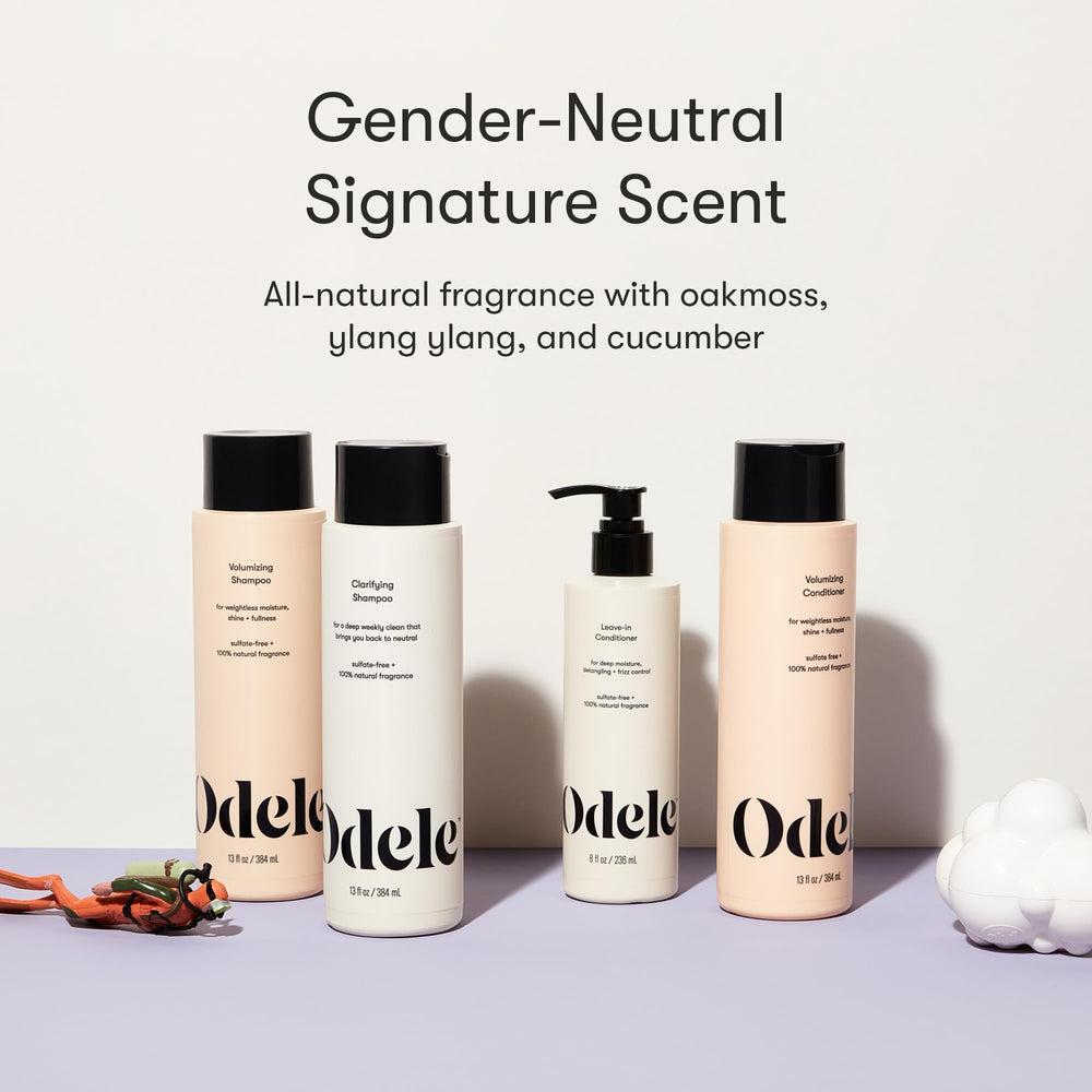 Odele sulfate-free label communicates clean ingredients for daily care