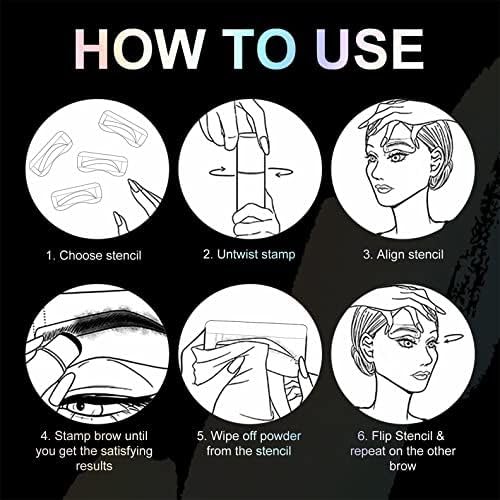 OETUIOW estuche compacto para llevar tu kit de cejas