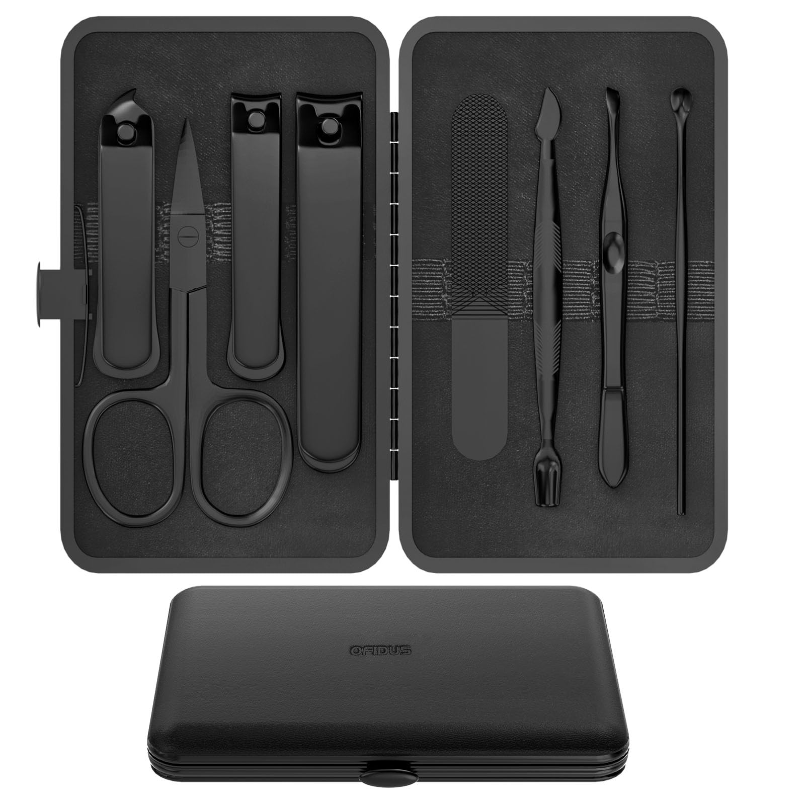 OFIDUS Precision estuche de viaje en cuero mantiene herramientas ordenadas y seguras.
