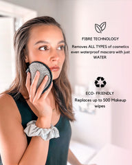 Ogato discos microfibra suave, desmaquillantes reutilizables para una limpieza delicada