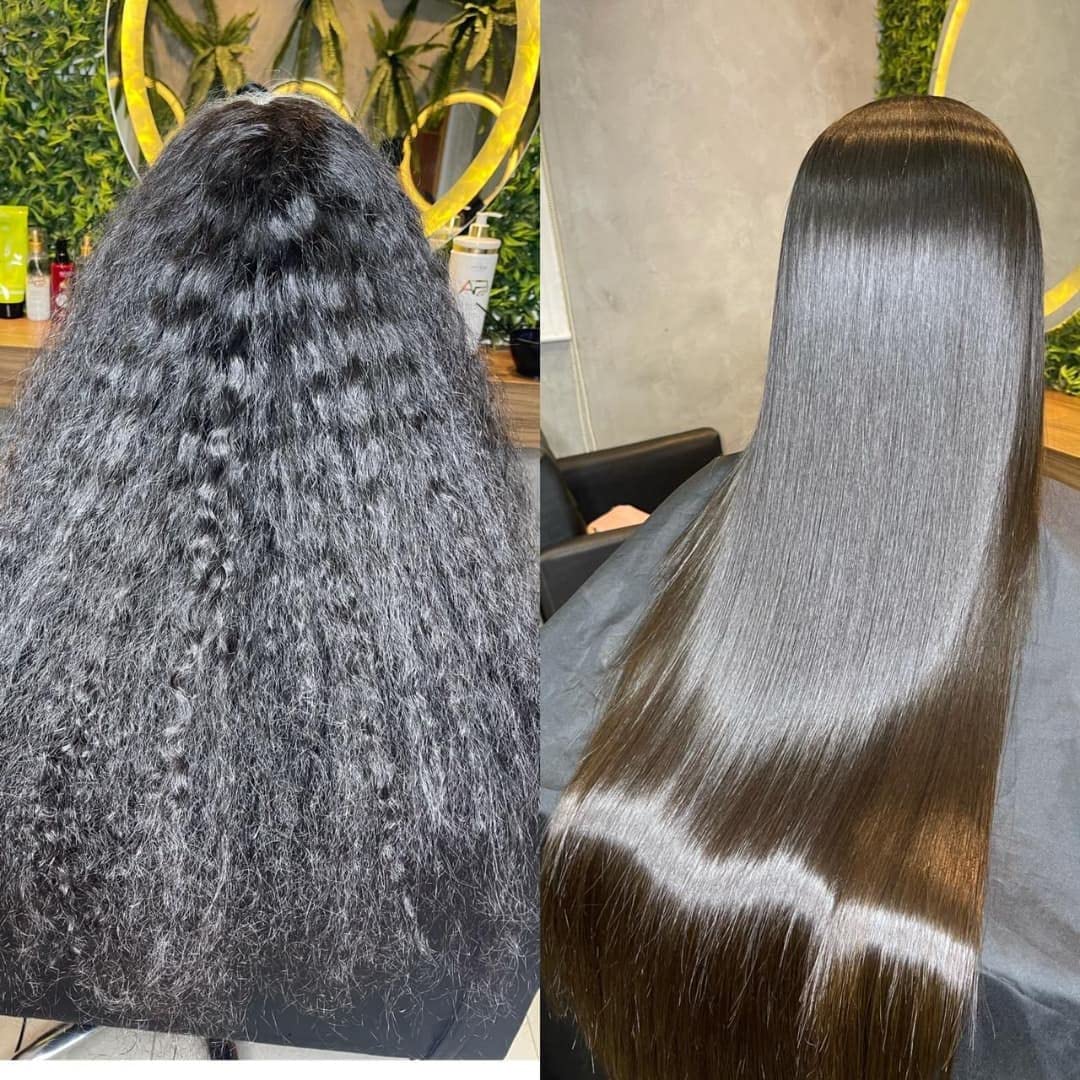 OGC Cosmetics control del frizz, cabello estable incluso en humedad alta.