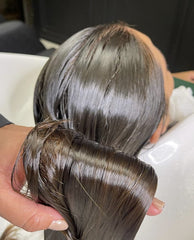 OGC Cosmetics protein smooth envase, suaviza y fortalece el cabello desde la primera aplicación.