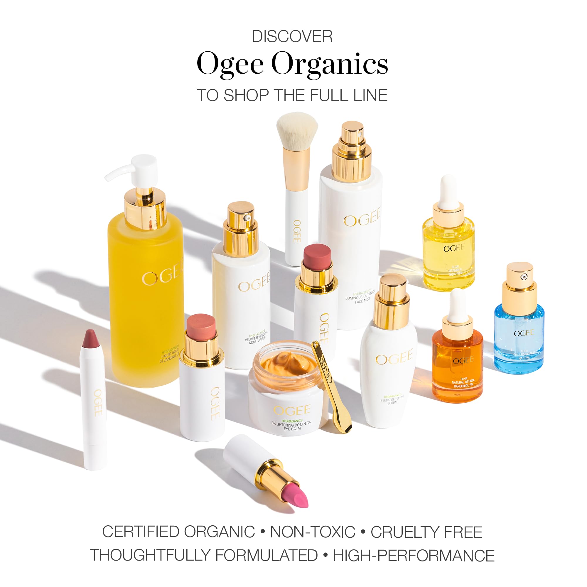 Ogee Stick Hydratant, fini doux et matifié pour une peau souple