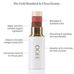 Ogee Stick Texture Crème Lisse, application facile pour un look uniforme