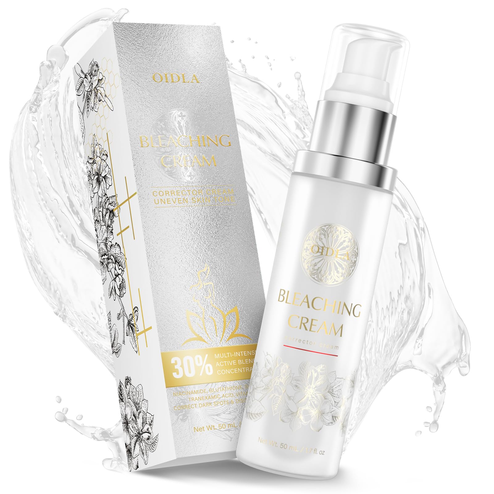 OIDLA Skin Bleaching Cream bottle for daily use and even tone