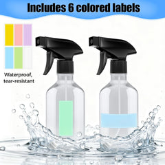 OJXKZ botellas transparentes 2-pack, uso versátil para limpieza.