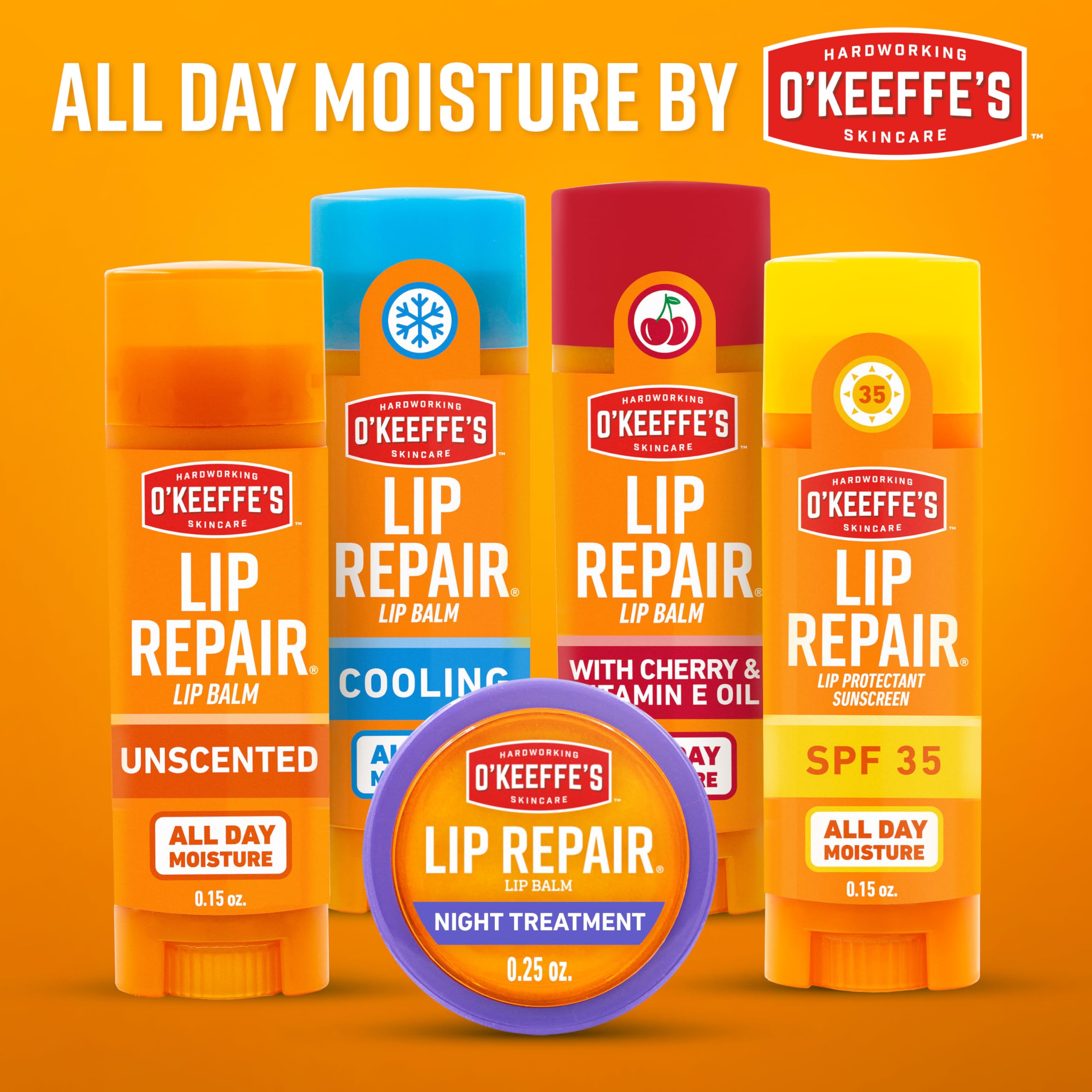 O'Keeffe's Lip Repair Aplicación nocturna para resultados visibles al despertar